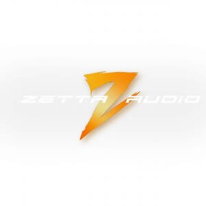Adesivo Grande Zetta Audio Branco
