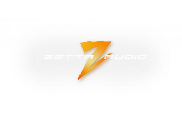 Adesivo Pequeno Zetta Audio Branco