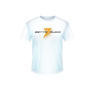 Camiseta Zetta Audio Branca Basica