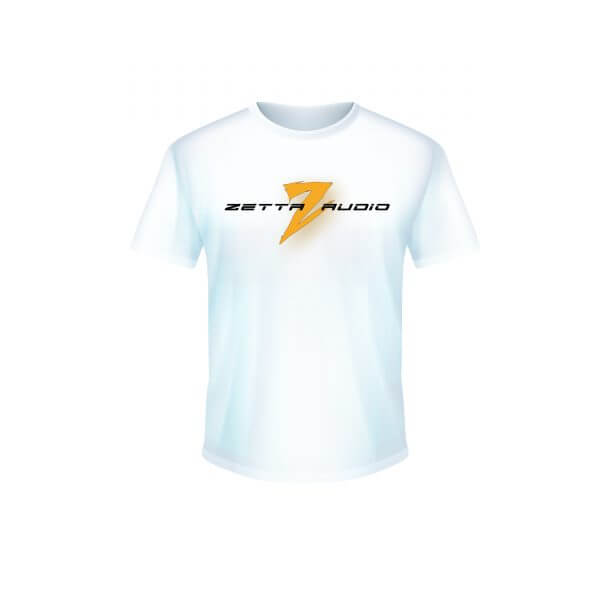 Camiseta Zetta Audio Branca Basica